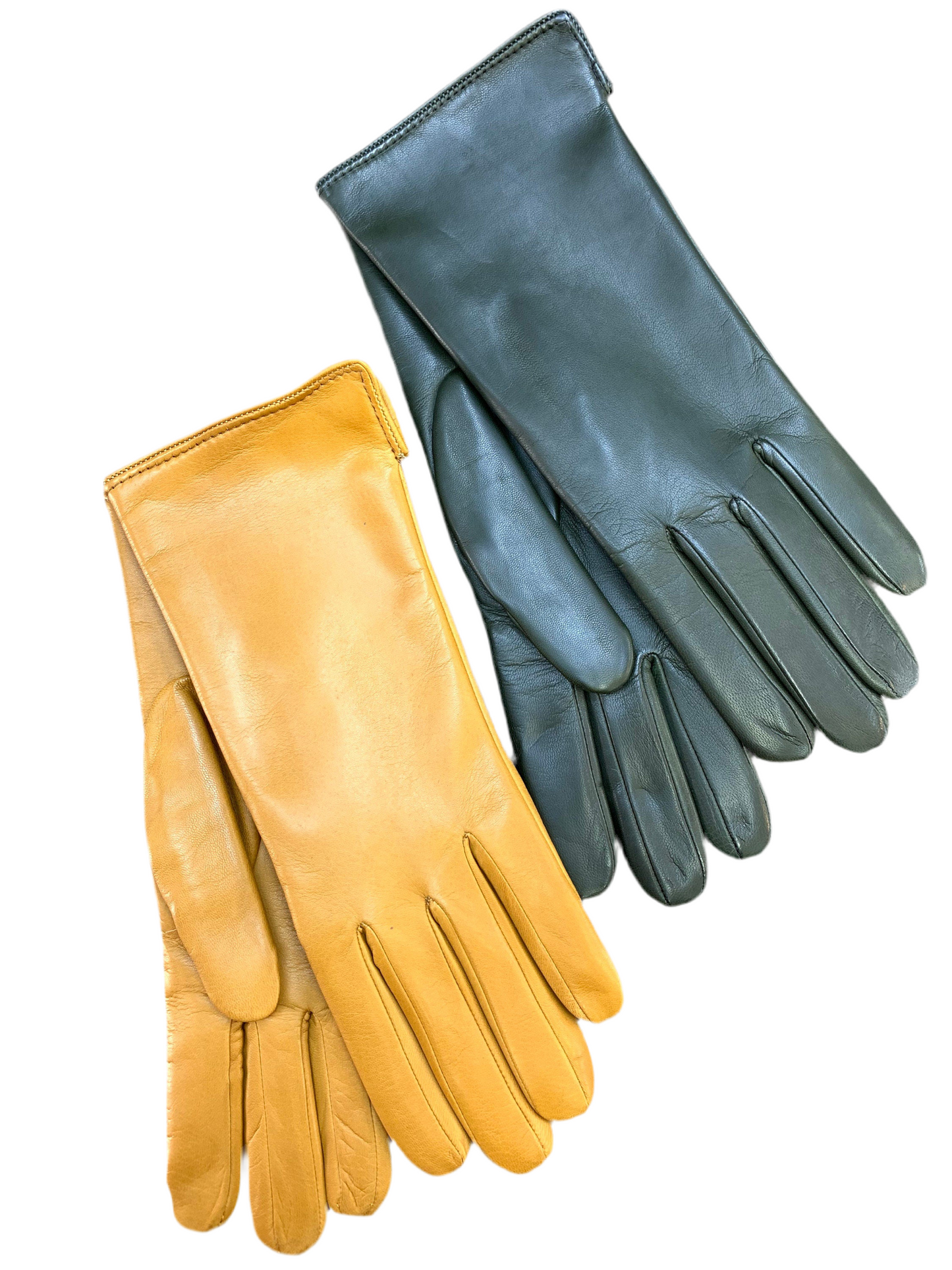 Leather classic winter gloves for Ladies