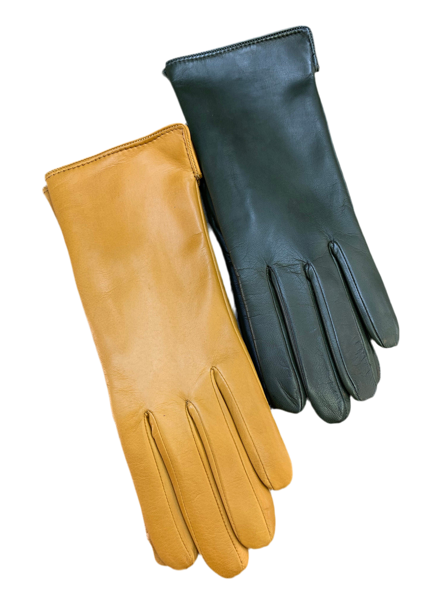 Leather classic winter gloves for Ladies