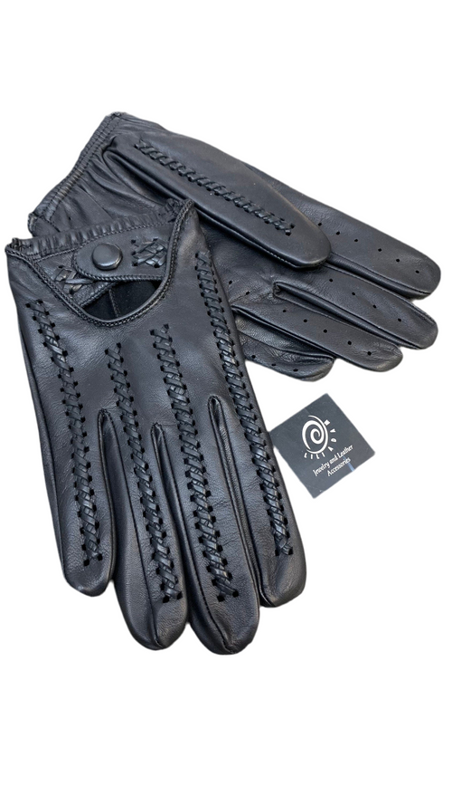 New Men's leather gloves for driving
