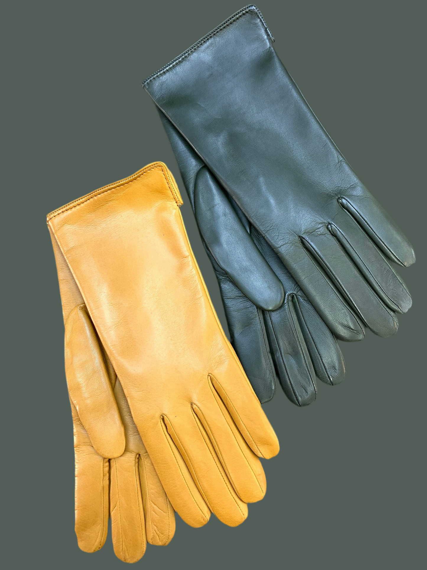 Leather classic winter gloves for Ladies