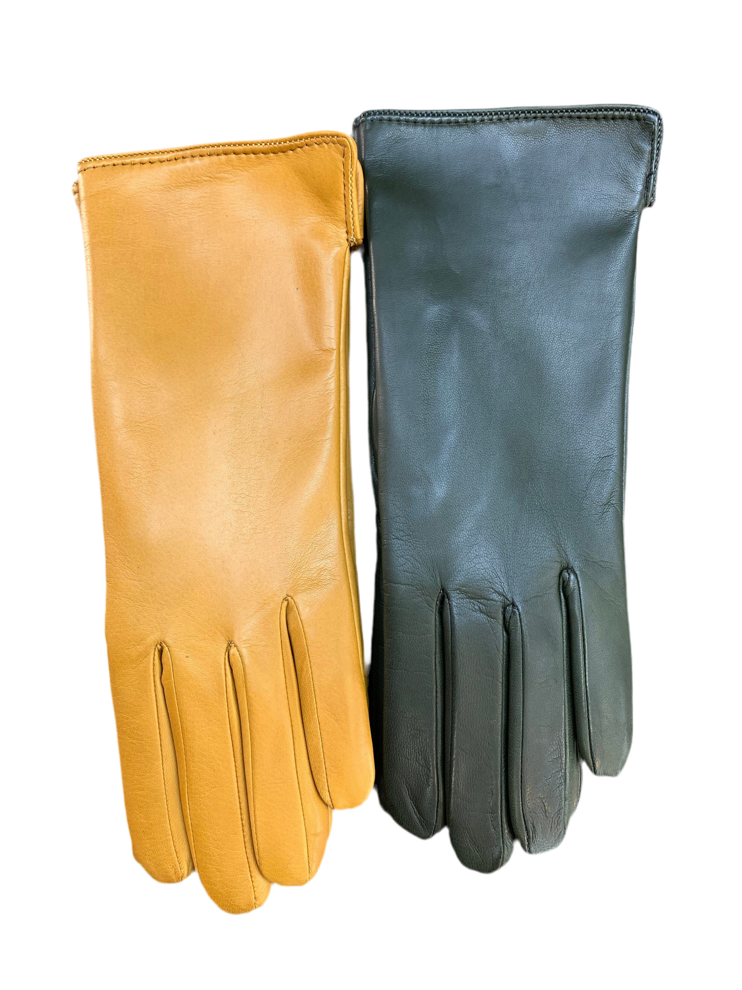 Leather classic winter gloves for Ladies
