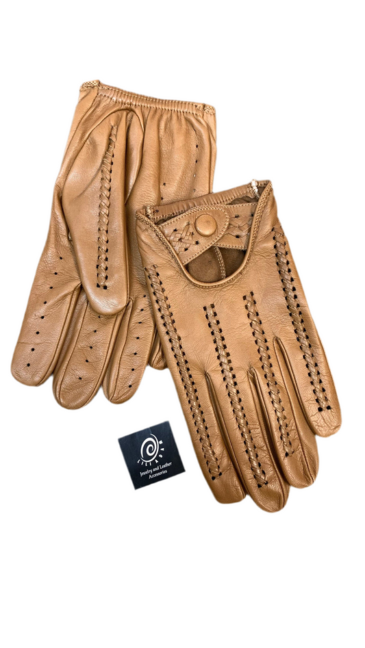 New Men's leather gloves for driving