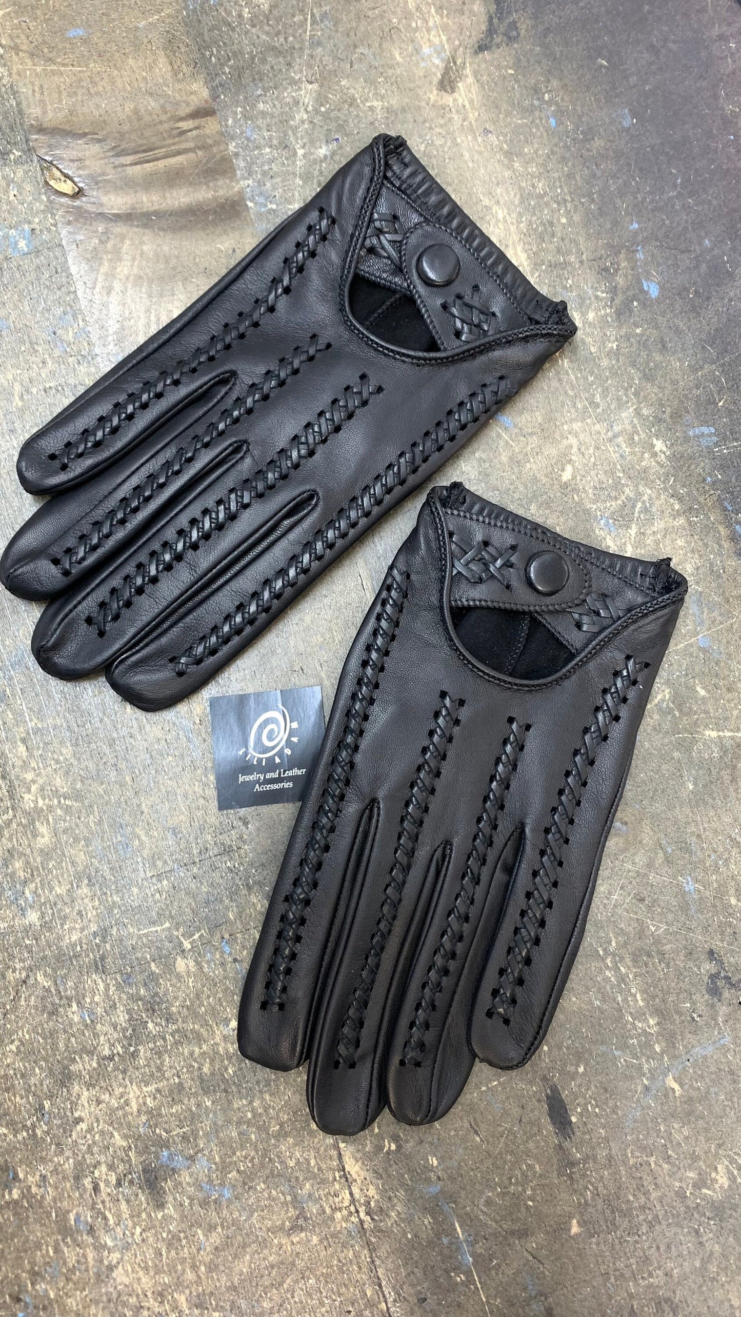 New Men's leather gloves for driving