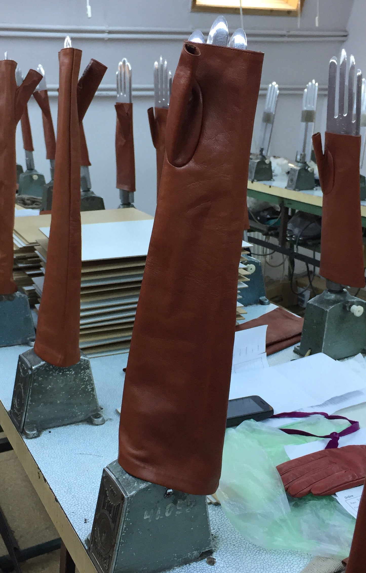 Women’s fingerless long leather gloves and arm warmers super soft