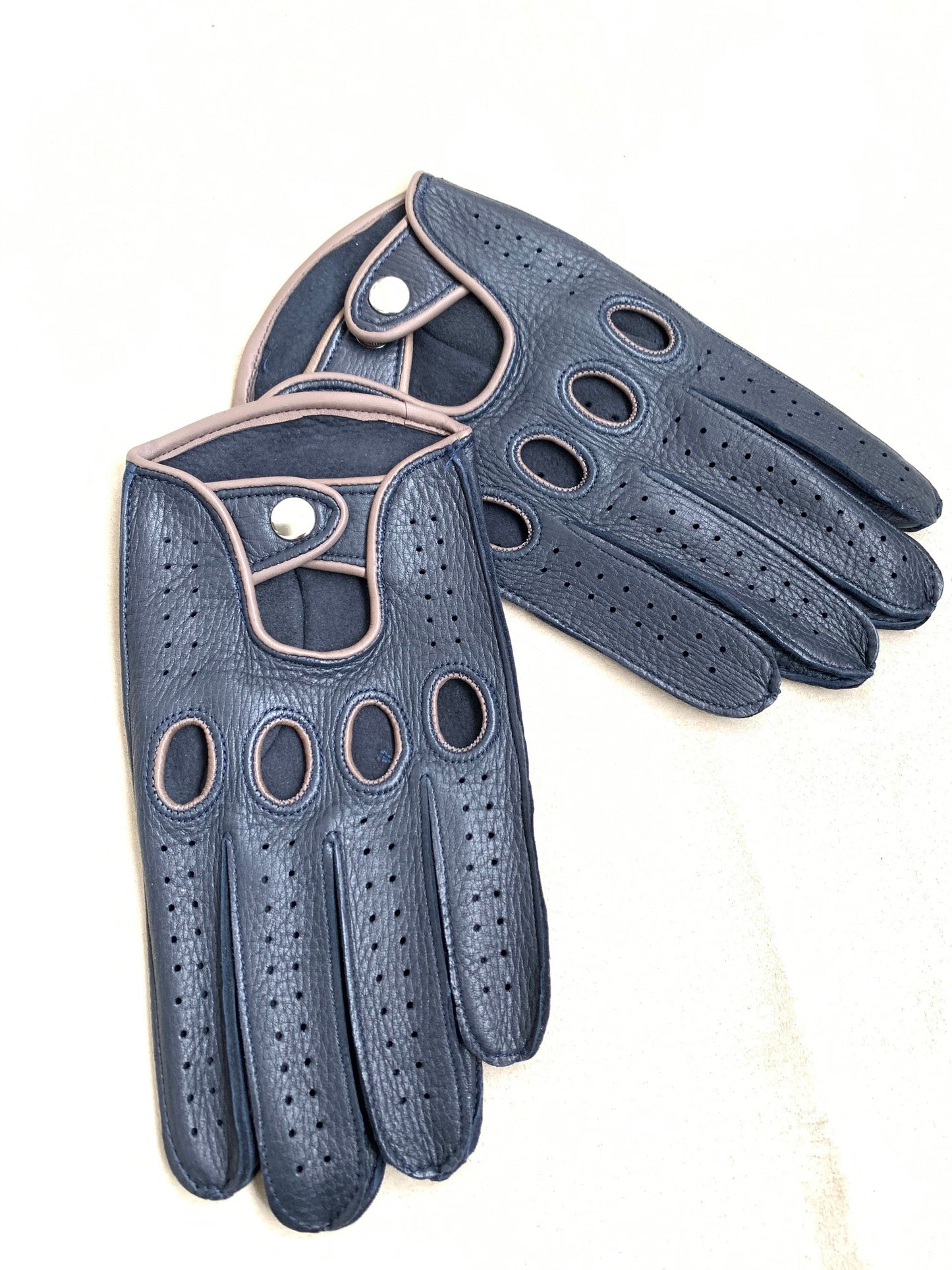 Deerskin driving gloves for men
