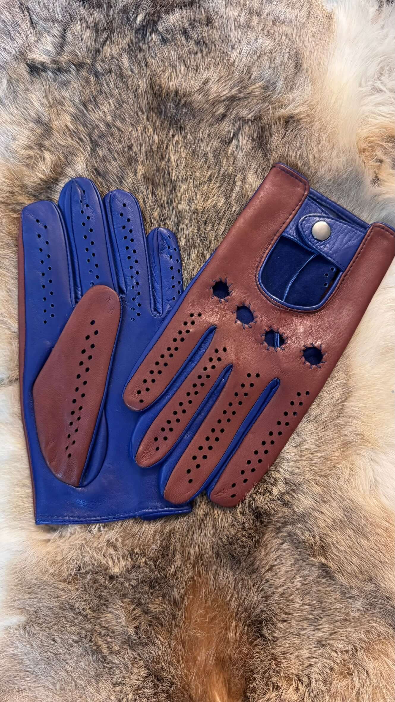 Men’s Leather Driving Gloves NEW