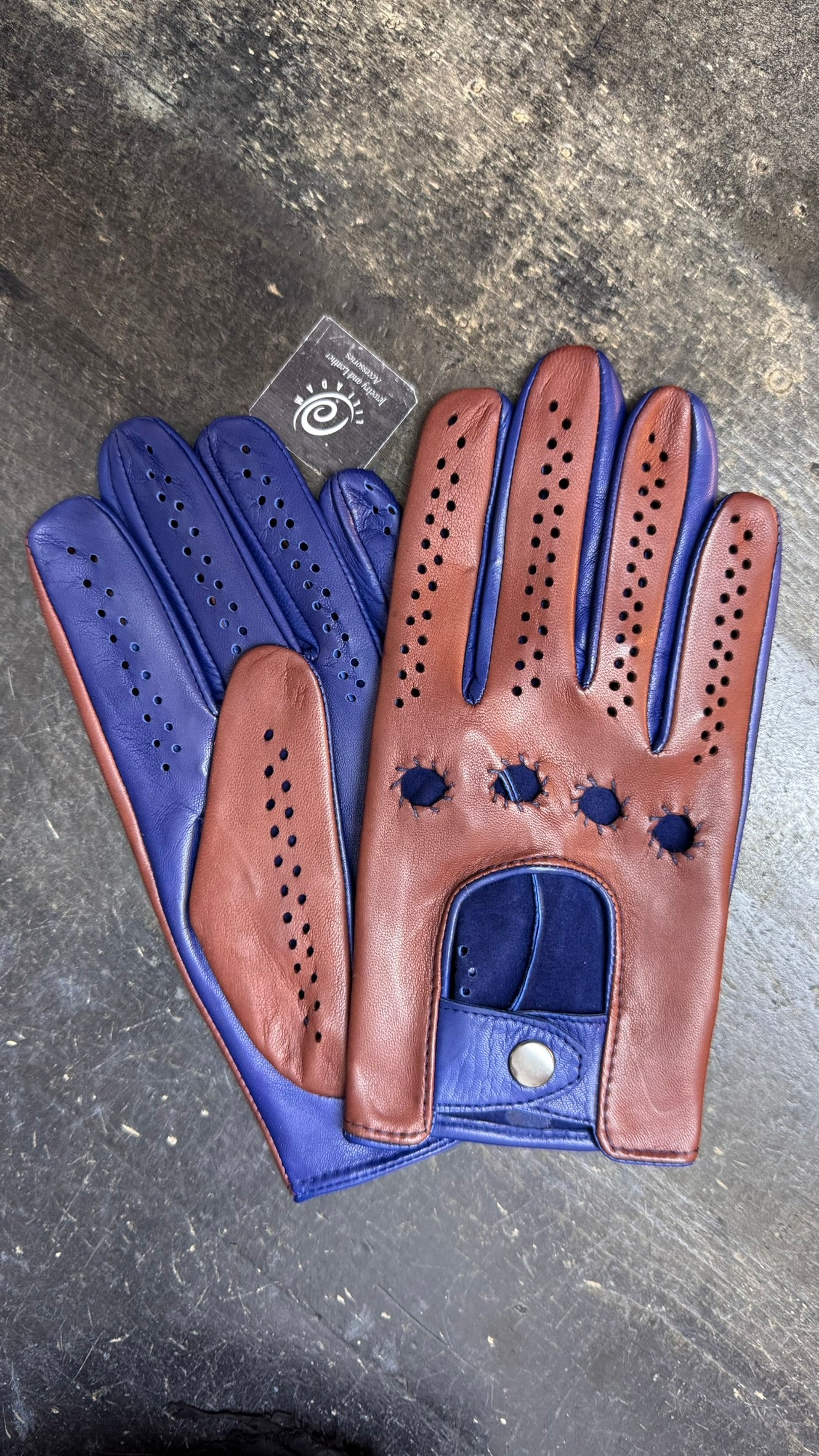 Men’s Leather Driving Gloves NEW