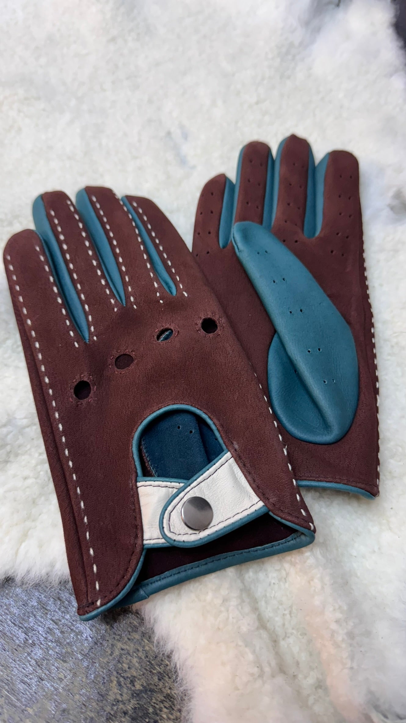 Men’s Leather Driving Gloves NEW