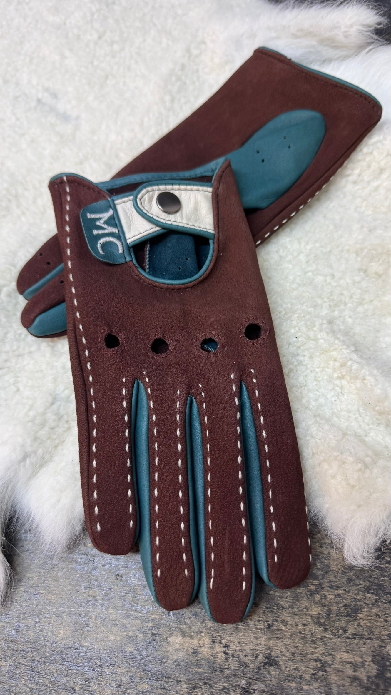 Men’s Leather Driving Gloves NEW