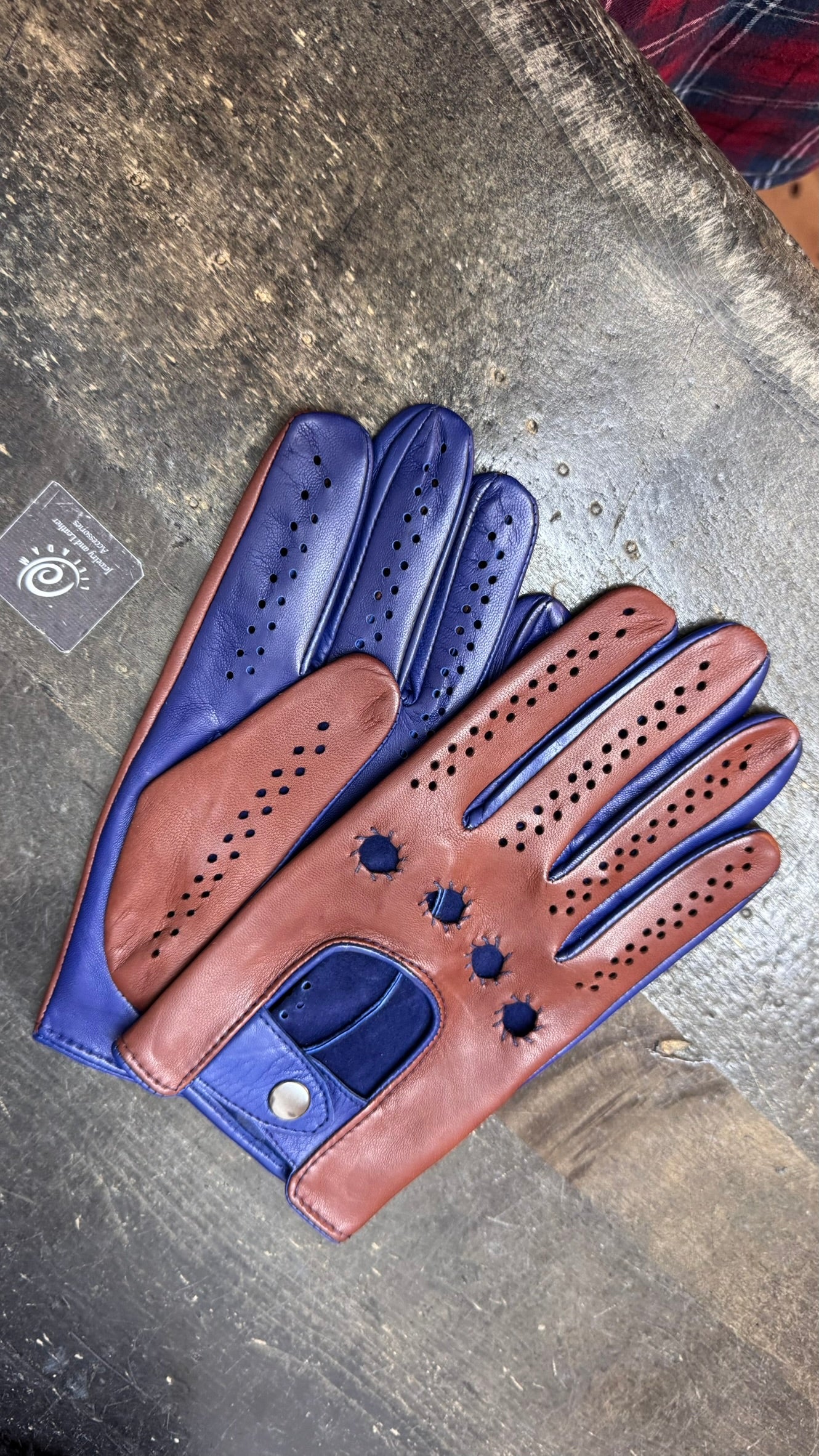 Men’s Leather Driving Gloves NEW