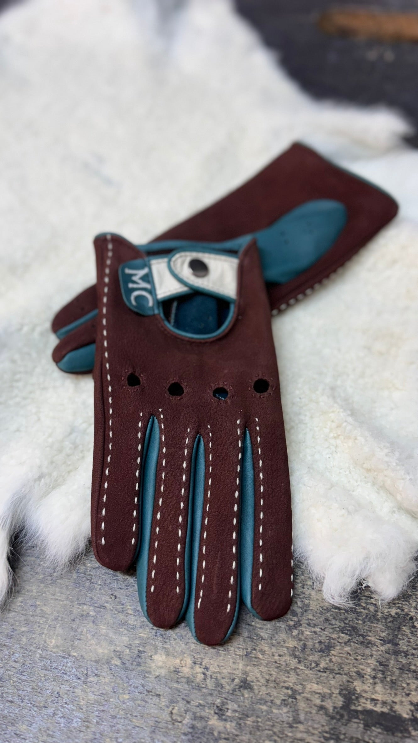 Men’s Leather Driving Gloves NEW